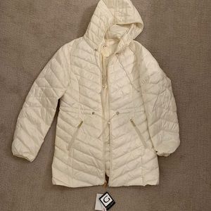 Gallery Quilted Jacket, Cream, M